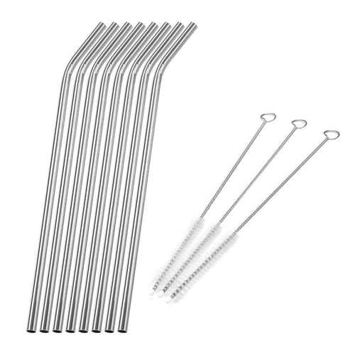 Stainless Steel Straws with Cleaner Brush