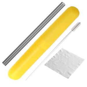 Glass Drinking Straw with Cleaning Brush