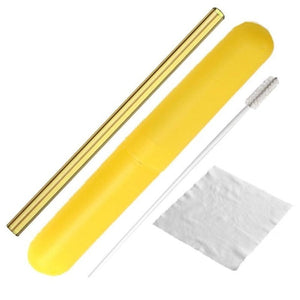 Glass Drinking Straw with Cleaning Brush